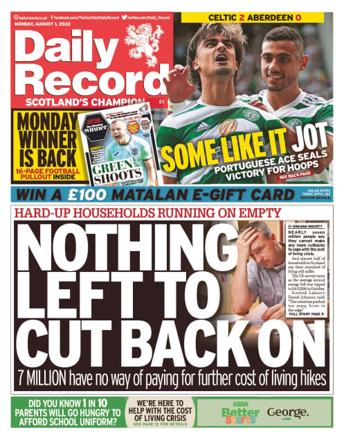 Daily record deals sport