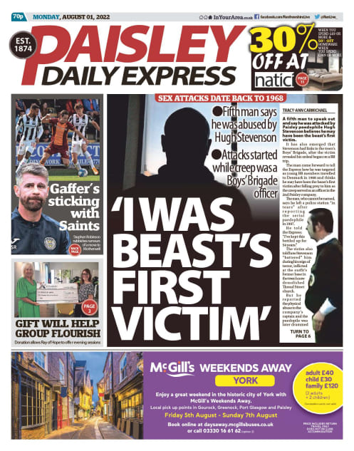 Paisley News Get Digital Access To Paisley Daily Express March 04,